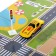 A traffic light with the game field "Study traffic rules", lighting effects, Russian chip