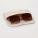 Gum glasses cover, beige color