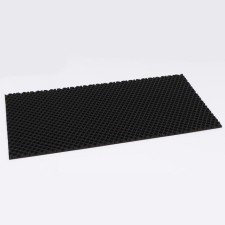 Animal mat is universal, rectangular, 40 x 80 cm, black