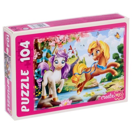 Puzzle "Pony on the Pond", 104 elements