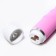 Vibrator with stimulation of the point G, 17x3.5 cm, pink