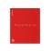 Notebook of 48 sheets in the Erichkrause CoverProbook Words cage, with a plastic cover, red,