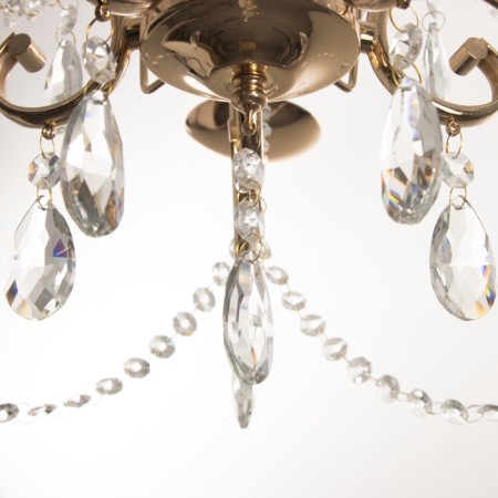 Chandelier "Candy" 5he14 40W gold 64x64x100 cm-8