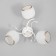 Frida chandelier 3he27 40W white-gold 48x48x26 cm Bayerlux