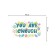 A set of napkins for setting the table “You enough”, rectangular, rounded edges, size 30x46 cm, 4 pcs