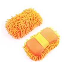 A car washing sponge, 24 × 11 cm, microfiber, mix