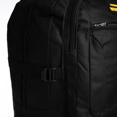 A thyroid backpack with an increase in 75l, 5 external pockets, black color-4