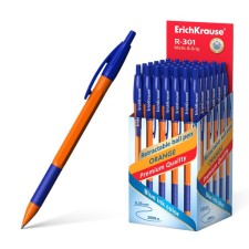 Ballic handle Erich Krause R-301 Orange Matic & Grip, Automat, Blue Blue, 0.7 mm