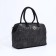 Sakvyazh Bag "Golden Rain" with lightning, external pocket, long belt, dark gray color