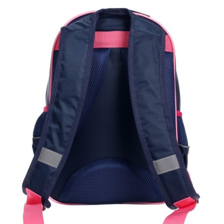 School backpack, 37 x 26 x 13 cm, ergonomic back, calligrata orth "flowers"-9