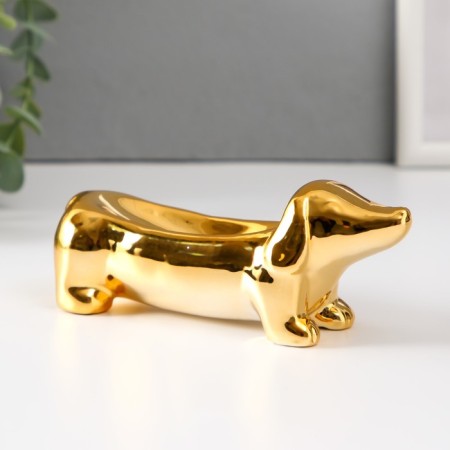 Souvenir ceramics stand for the Golden Dachshund Ring 4.5x15x5.5 cm