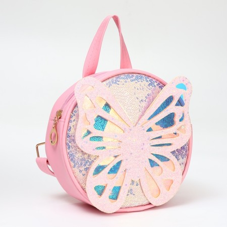 Baby backpack on lightning, pink color-1