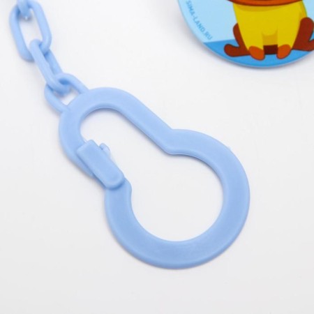 Holder for the nipple - dummy "Trend. Dogs ", on a chain, species mix-4