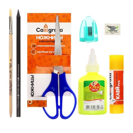 A4 labor folder, plastic, lightning around, folding bar, with a filling of 10 items, calligrata, PTR-1, "motor-shlem"-11