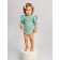Body Children's fashion, height 68 cm, green color