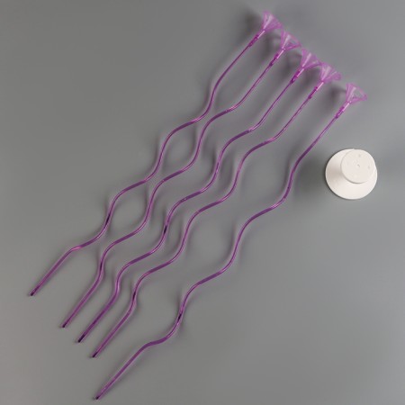 Set "wave", wand+holder+stand, set of 5 pcs., Violet-3