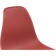 Plastic chair EAMES Massive Buk/Metal/Plastic, natural/burgundy 46x52x83 cm