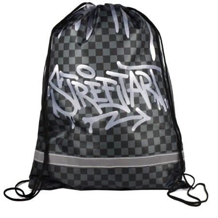 A bag for shoes 480 x 360 mm, Phoenix, sublimation, reflective strip, "punk"