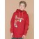 Sweatshirt for boys, height 116 cm, red color