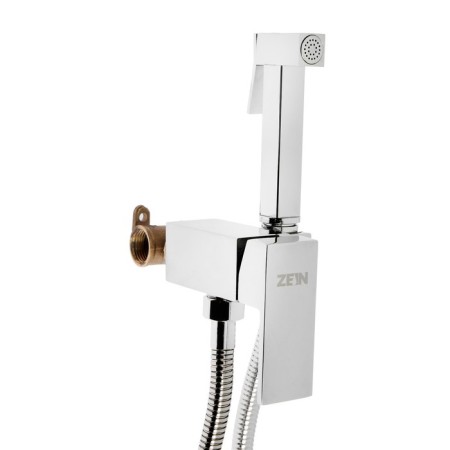 Mixer with hygienic shower Zein, cartridge ceramics 35 mm, brass, chrome