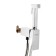 Mixer with hygienic shower Zein, cartridge ceramics 35 mm, brass, chrome