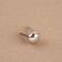 Legs for the bottom of the bag, 10 × 7 mm, 4 pcs, silver color