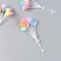 Decor for creativity Plastic "Bound of balloons-hearts" 8 pcs 16.6 cm