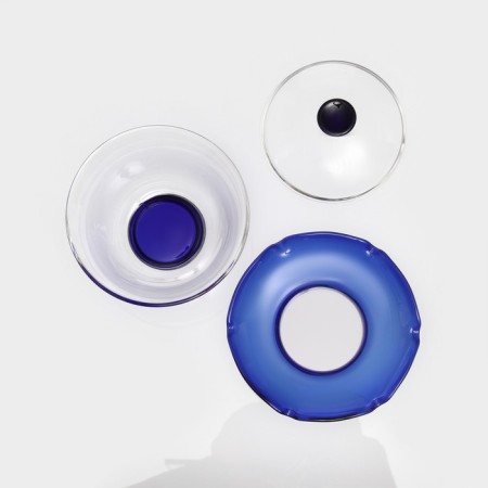 Glass Glass Pian for tea, 250 ml, with a stand and a lid-3