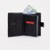 Male purse on Magnet, 3 in 1, department for auto documents and passports, black color