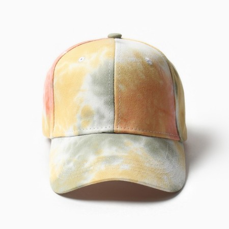Women's cap Minaku "Tie-Dye", Orange color, rr 54-56-1