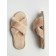Women's slippers Amaro Home, size 36-38, beige color