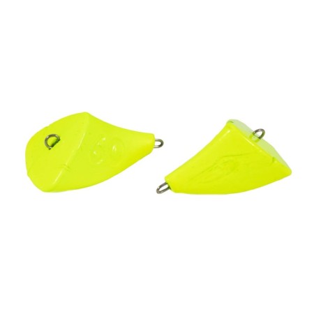 Cargo of a bullet-exentric painted pissy Yaman 5 pcs., 60 g, yellow-2