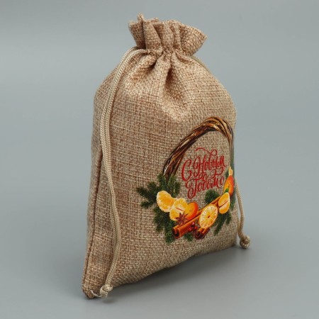 A bag of thermonacle "Cozy evening", 13 x 18 cm +/- 1.5 cm, New Year-1