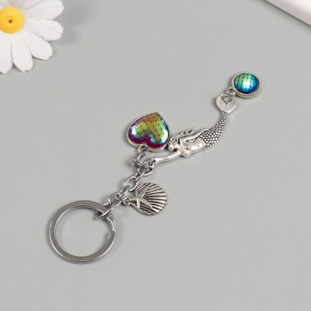 Keychain from the evil eye Metal "Little Mermaid" 9.5 cm-2