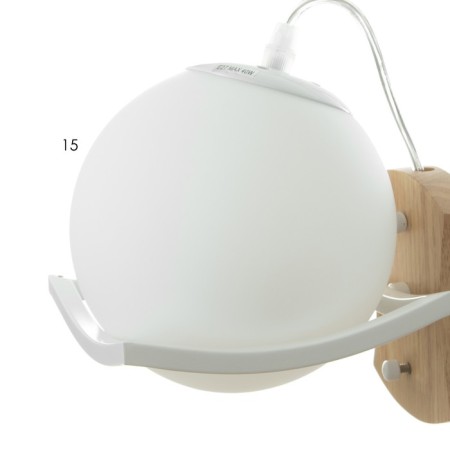 Bra "Intensso" E27 40W white 16x18 cm-4