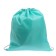 A bag for shoes 420 x 340 mm, "standard" SDS-2, (soft polyester, density 210 D), mint, silver lace