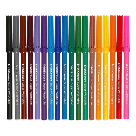 Fleeters of 18 colors, Erichkrause, "Jolly Friends Super Washable" mix-2