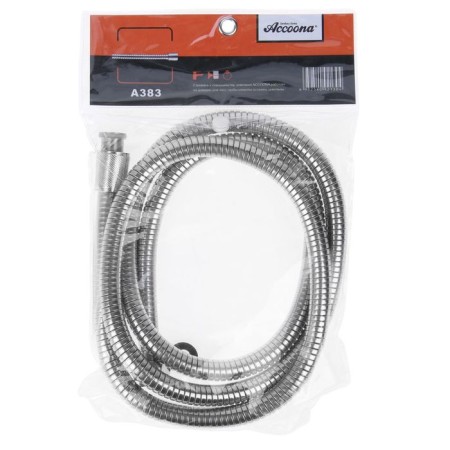 Shower hose Accoona A383, 150 cm, stretching, chrome-2