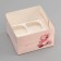 Box for 4 cupcake with a transparent cover, "March 8", 16 × 16 × 10 cm, confectionery packaging