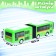Bus "accordion", light and sound effects, works from batteries, mixtures