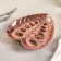 Ceramic serving dish "shining sheet", 21 × 20 × 4 cm, color mix