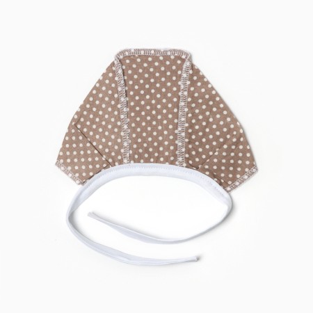 A set for a newborn (blanket, cap, swing, belt), beige color, height 56-62 cm-4