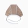 A set for a newborn (blanket, cap, swing, belt), beige color, height 56-62 cm