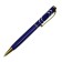 Gift handle, ball "bark" in a plastic case, rotary, blue body with gold