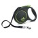 Roulette Flexi Black Design L (up to 50 kg) 5 m tape, black/green