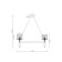 Caustry Freya Fr5093PL-08CH Lauren, 750x750x1000 mm, E14, 8x40W, chromium color