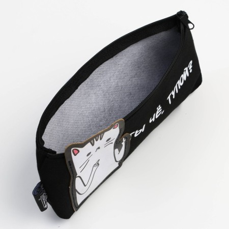 Penal School Textile "September 1: Cat" 19 x 8 x 3 cm-4