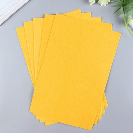 Soft felt 1 mm 20x30 cm orange mix-1