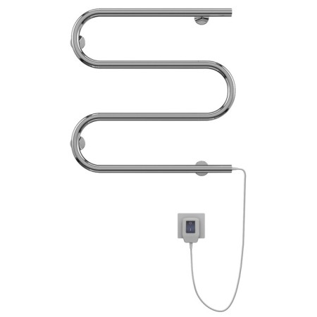 Terminus heated towel rail "Electro 25" M-shaped, 400x500 mm, chrome-1