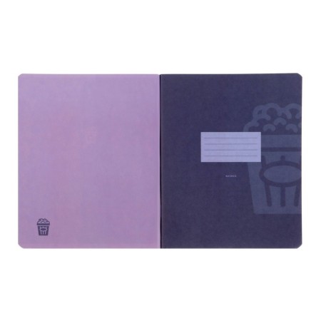 Subject notebook monocolor.element, 48 sheets in the “Physics” cage, covered cardboard, lamination of software touch, selective varnish, offset block 70 g/m2-1